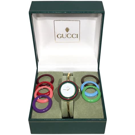 replica gucci syn watch for sale|Gucci vintage watch interchangeable.